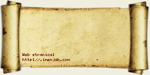 Borka Ranković vizit kartica